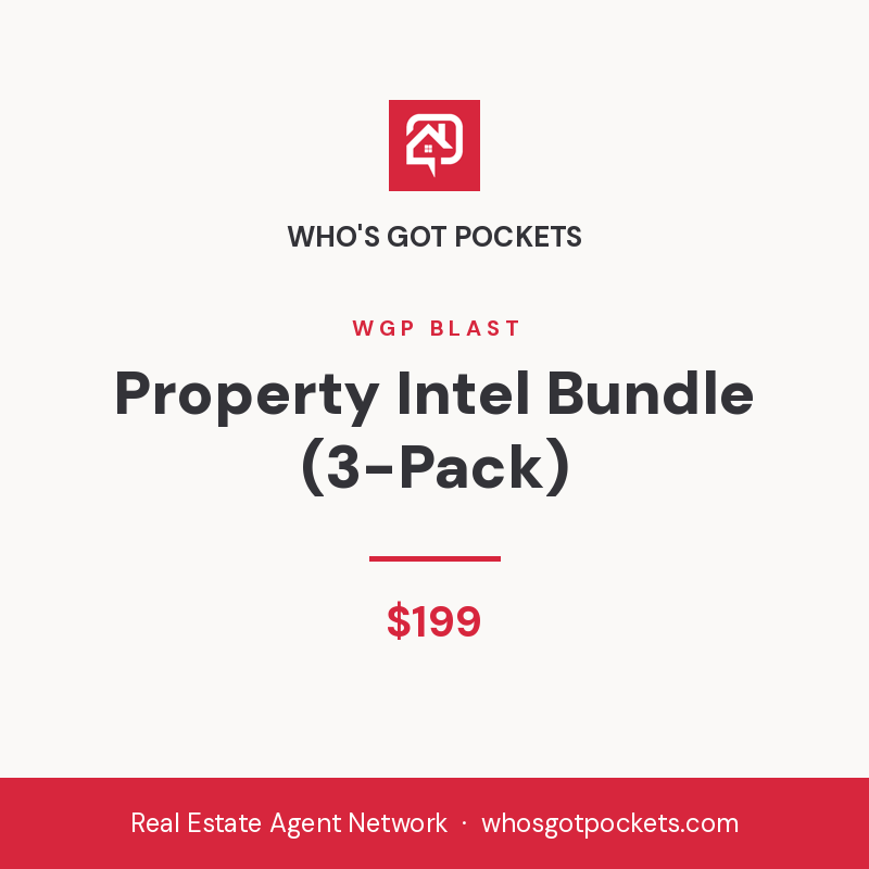 Property Intel Bundle (3-Pack) — Who's Got Pockets