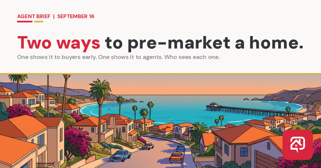 Agent Brief hero — two ways to pre-market
