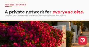 Agent Brief hero — a private network for everyone else